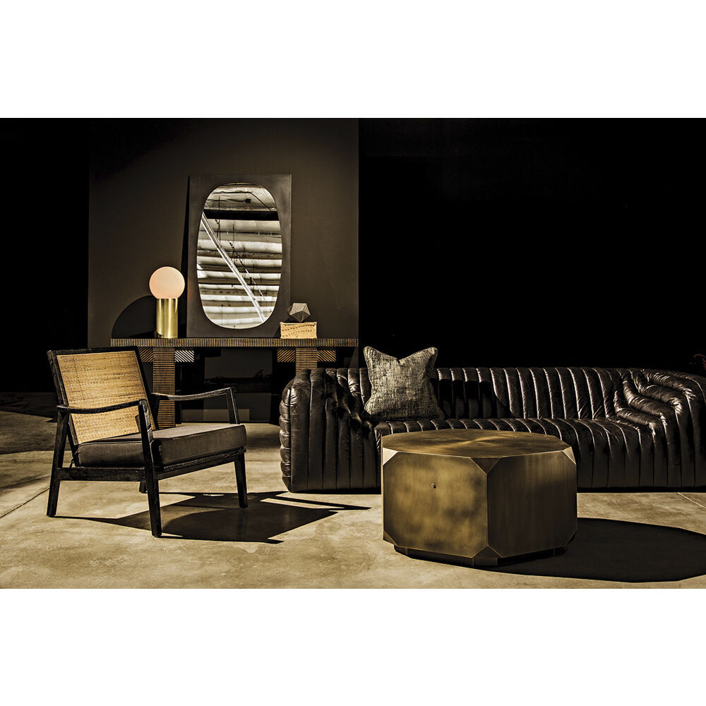 Tytus 36 X 36 inch Aged Brass Coffee Table