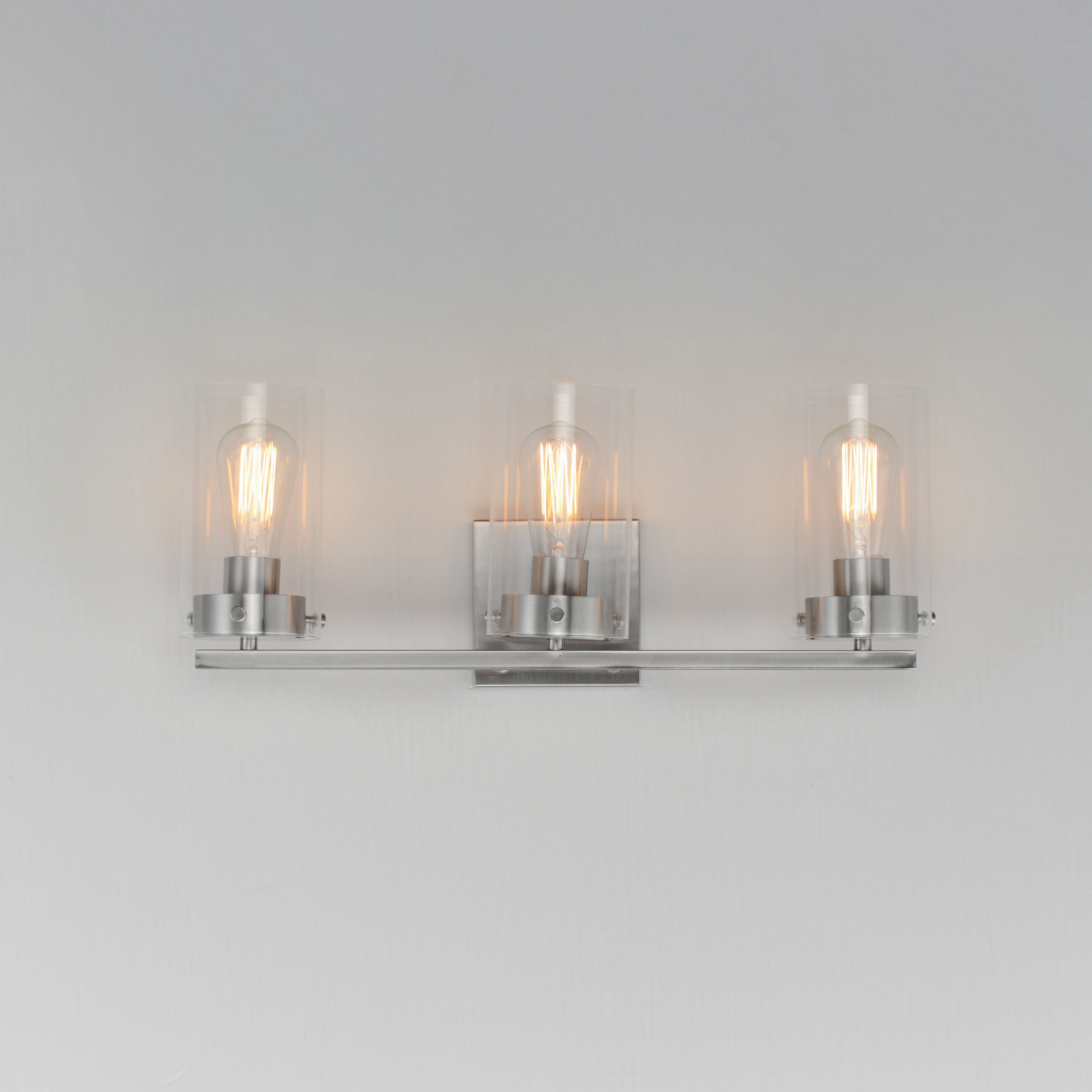 Pinn 3 Light 21 inch Satin Nickel Bath Vanity Wall Light