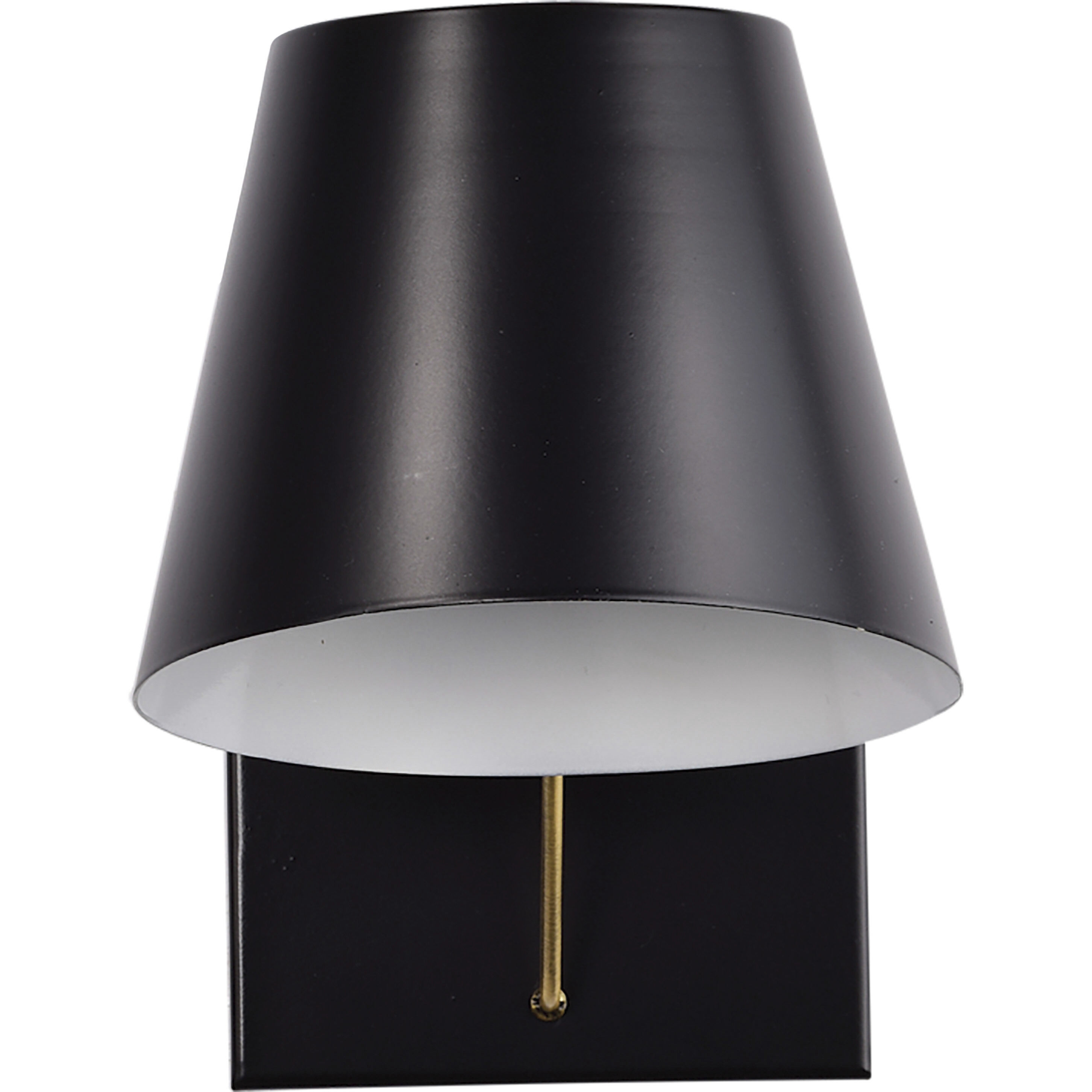 Baxter 1 Light 6 inch Black/Burnished Brass Bathroom Vanity Lights Wall Light