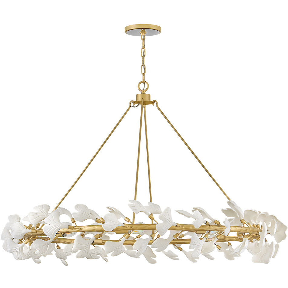 Audra 8 Light 48 inch Deluxe Gold Chandelier Ceiling Light