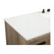 Eugene 60 X 22 X 33.5 inch Natural Oak Vanity Sink Set