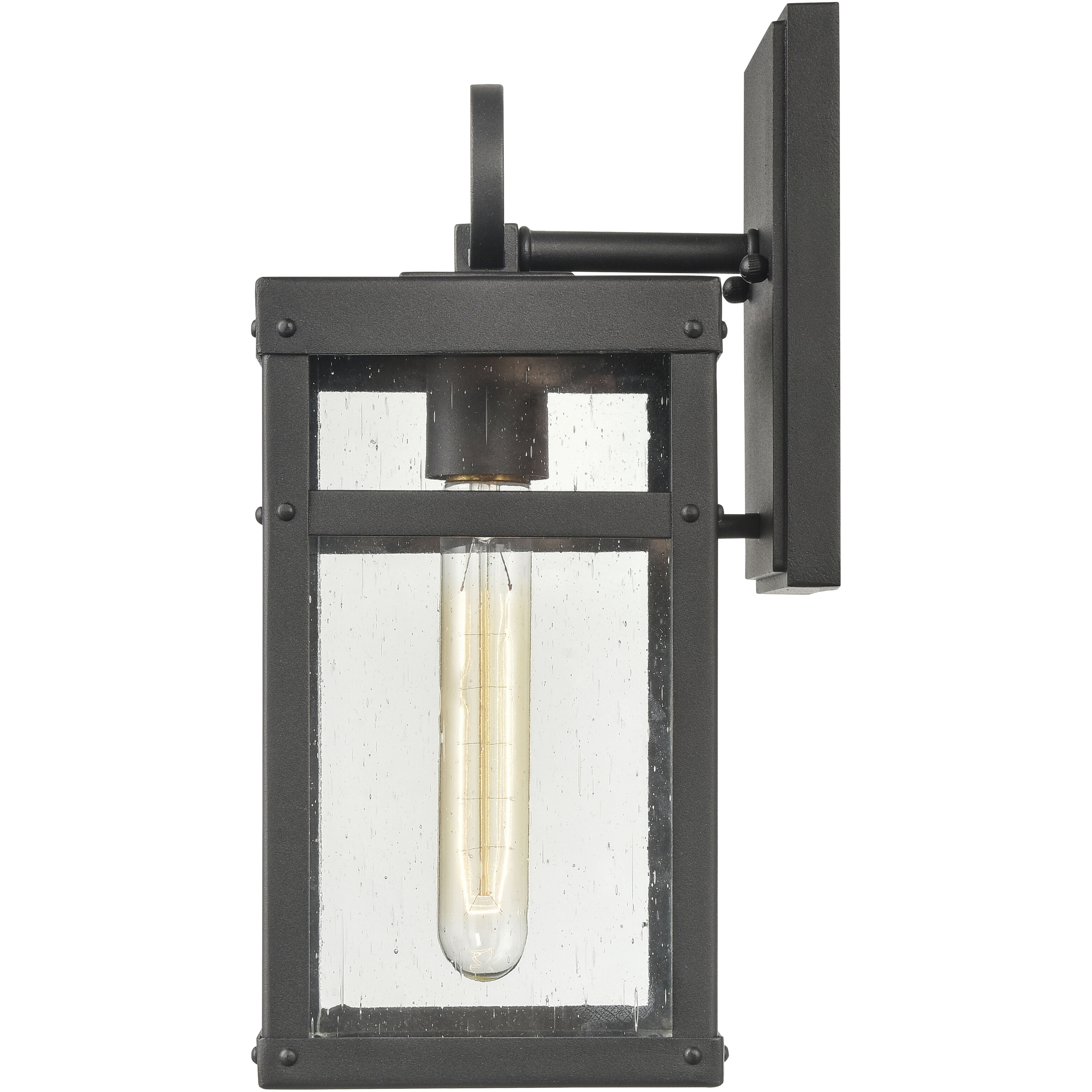Dalton 1 Light 13 inch Textured Black Outdoor Wall Sconce