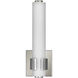Aiden LED 5 inch Polished Nickel Bath Light Wall Light, Vertical