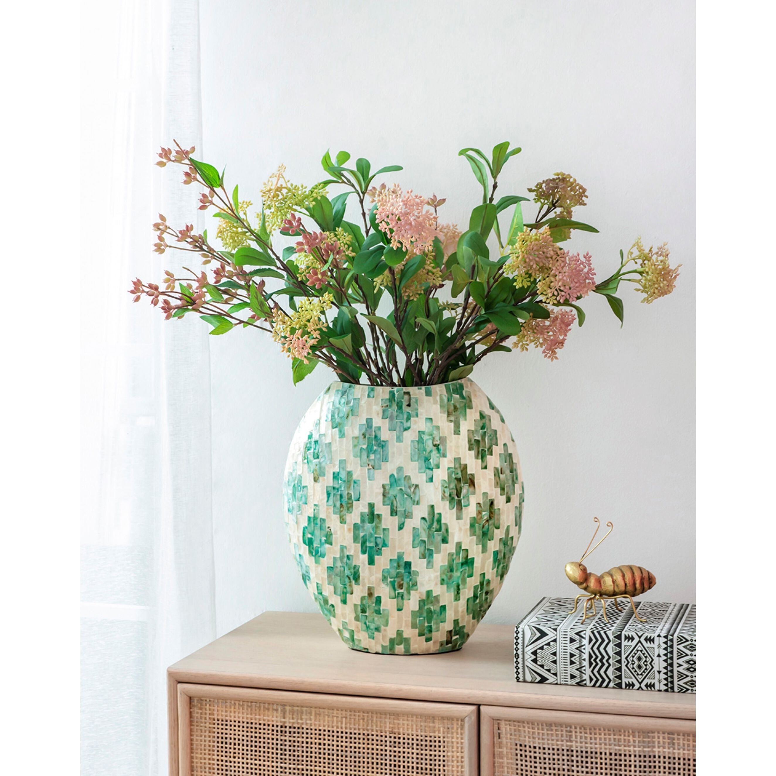 Diamond 13.8 X 5.9 inch Vase