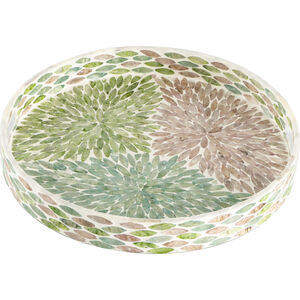 Anita Multi Color Tray, Round
