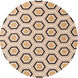 Fallon 96 X 96 inch Camel, Dark Brown, Beige Rug