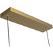Alora Mood Dottie 48 inch Brushed Gold Linear Pendant Ceiling Light