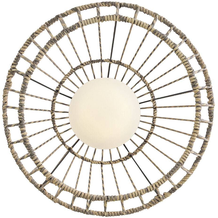 Open Air Arlen 1 Light 24 inch Black Outdoor Hanging Light