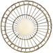 Open Air Arlen 1 Light 24 inch Black Outdoor Hanging Light