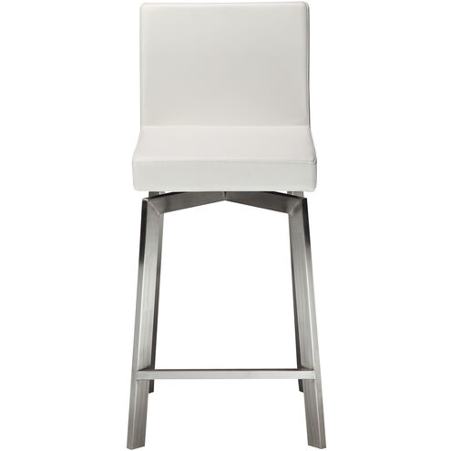 Giro 38 inch White Swivel Counter Stool