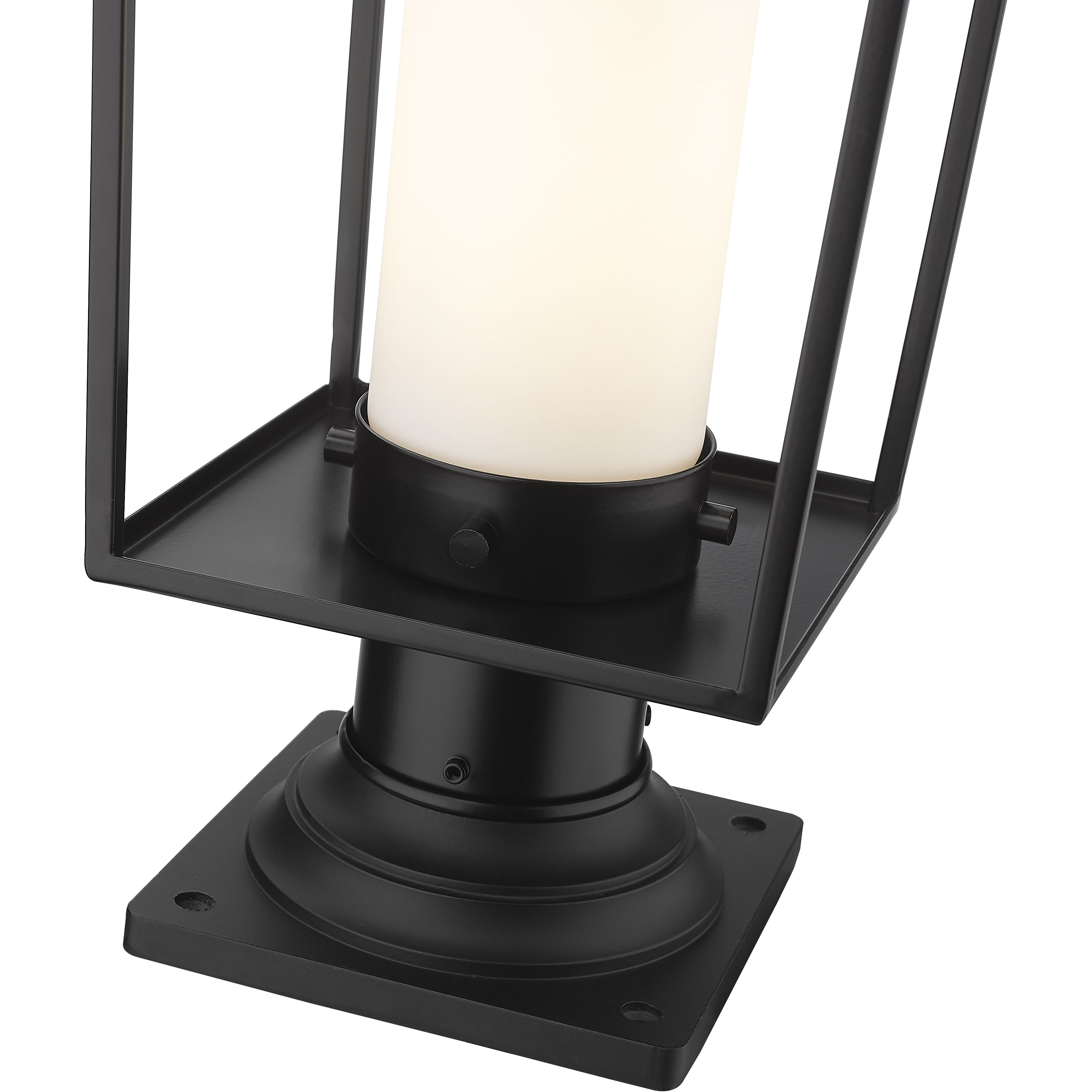 Sheridan 1 Light 19.5 inch Black Outdoor Pier Mounted Fixture