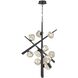 Thorah 10 Light 36 inch Graphite Chandelier Ceiling Light