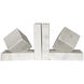 Cube 13 X 4 inch Natural Bookends