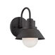 Astro 1 Light 9 inch Matte Black Exterior Wall Mount