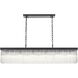 Harlow 6 Light 8 inch Black Chandelier Ceiling Light