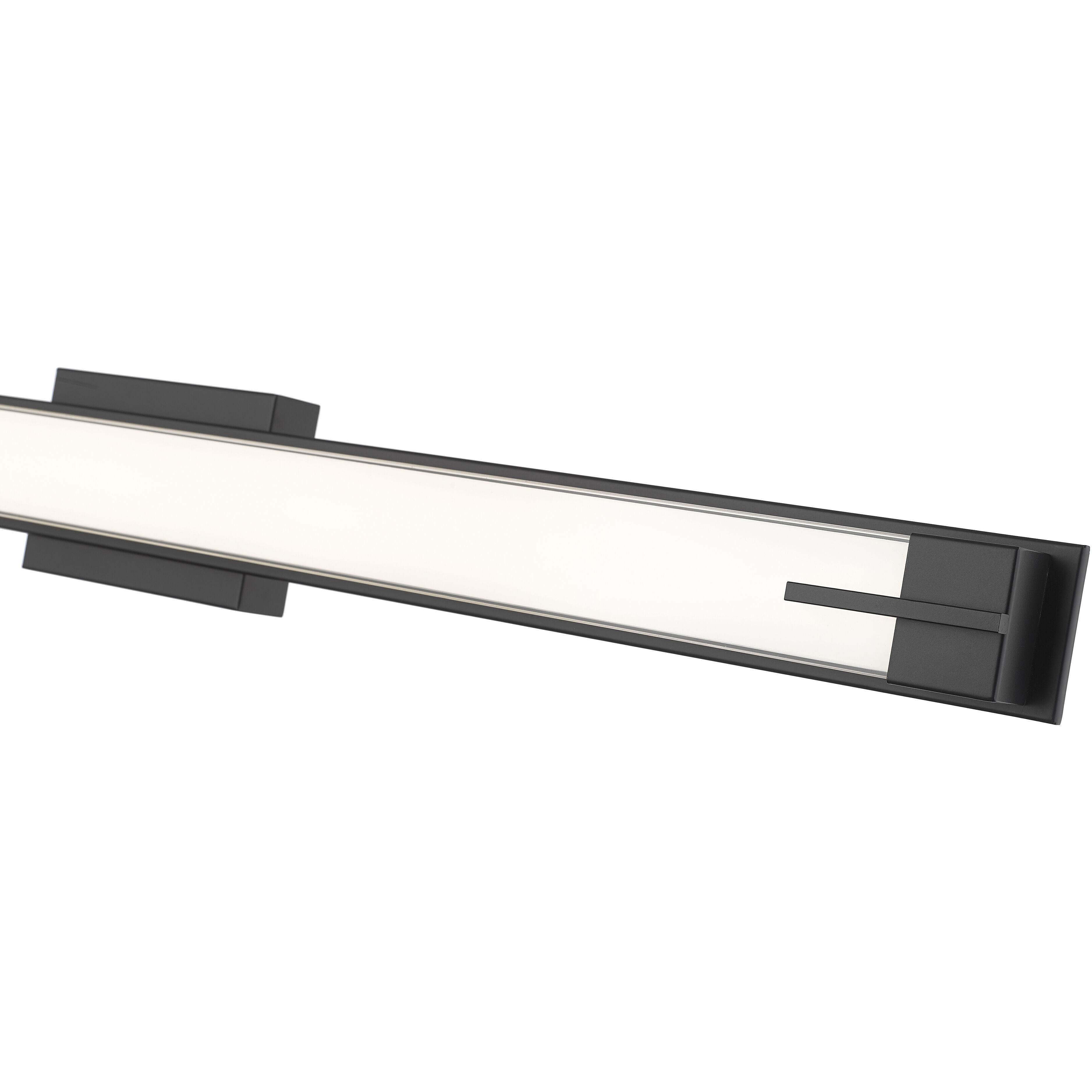 Chase LED 43 inch Matte Black Bath Vanity Light Wall Light