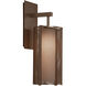 Uptown Mesh LED 5.5 inch Flat Bronze Indoor Sconce Wall Light