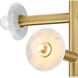 Fina 4 Light 16 inch Brushed Gold Semi Flush/Convertible Ceiling Light