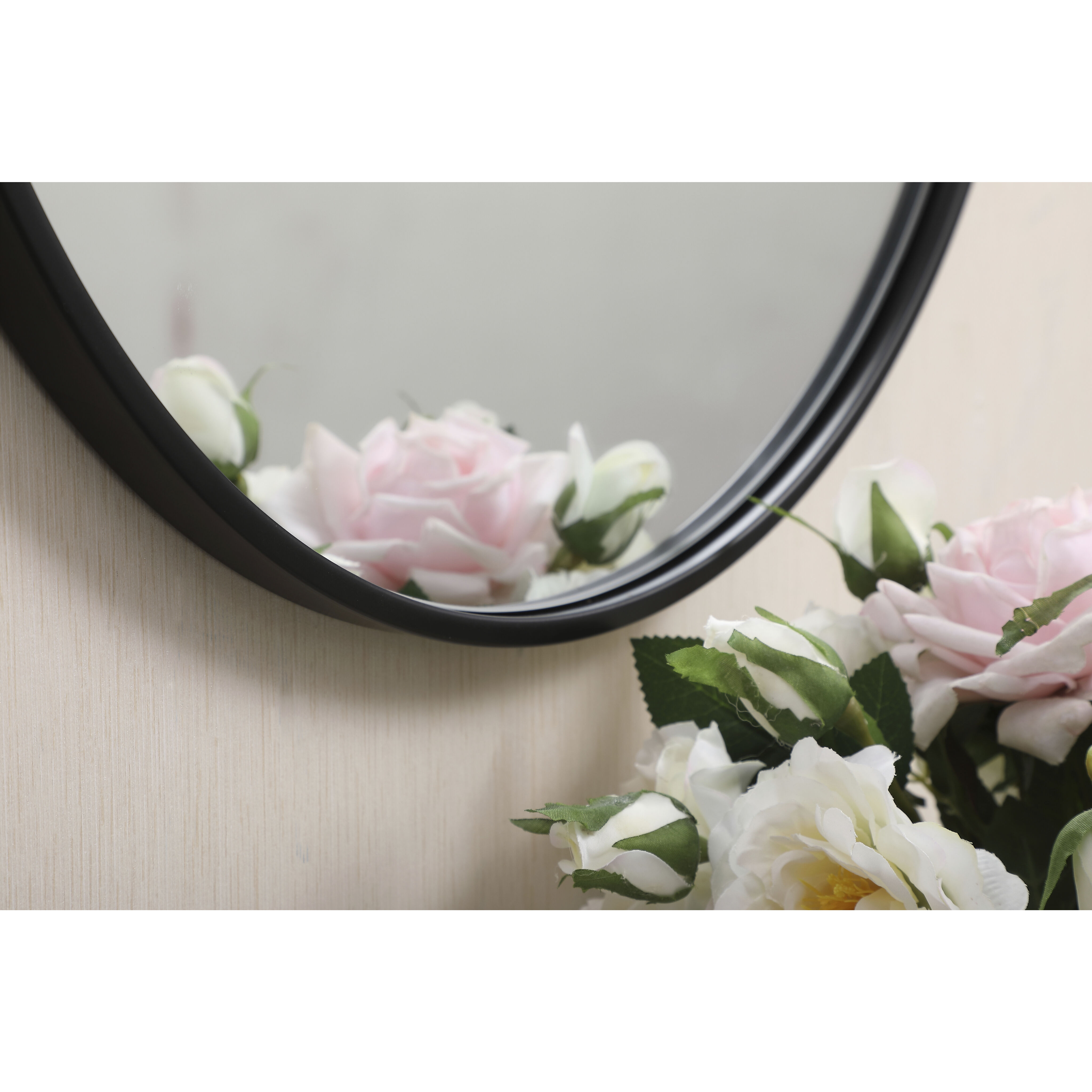 Eternity 21 X 21 inch Black Wall Mirror