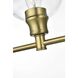 Collier 5 Light 47 inch Satin Gold Bath Sconce Wall Light