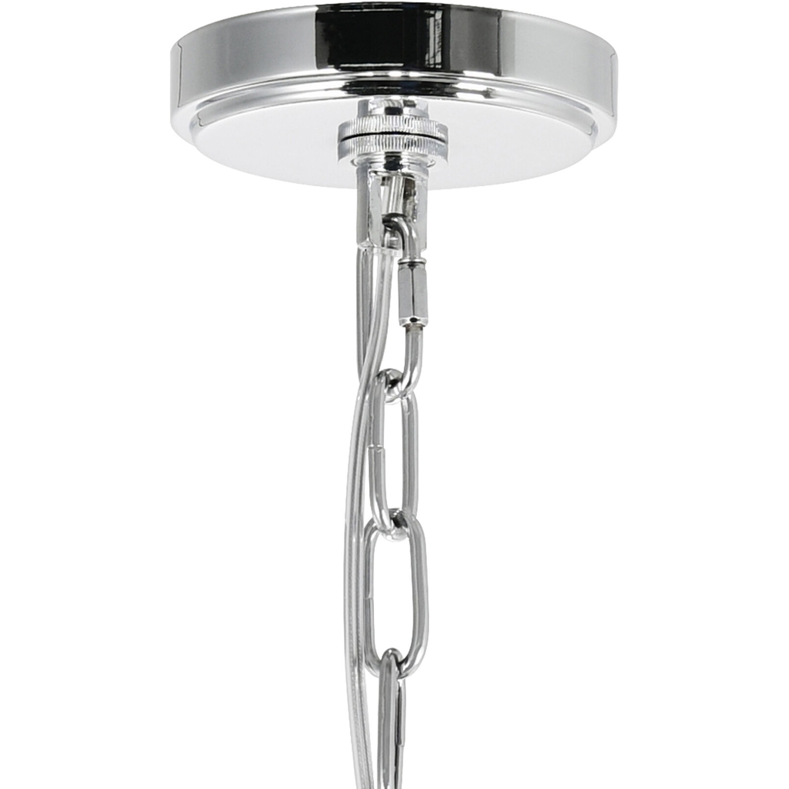 Princess 1 Light 8 inch Chrome Mini Chandelier Ceiling Light