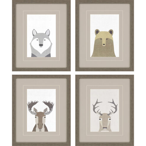 Animals Collection Neutral Framed Art