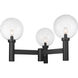 Laurent 3 Light 39 inch Black Outdoor Post Mount Fixture