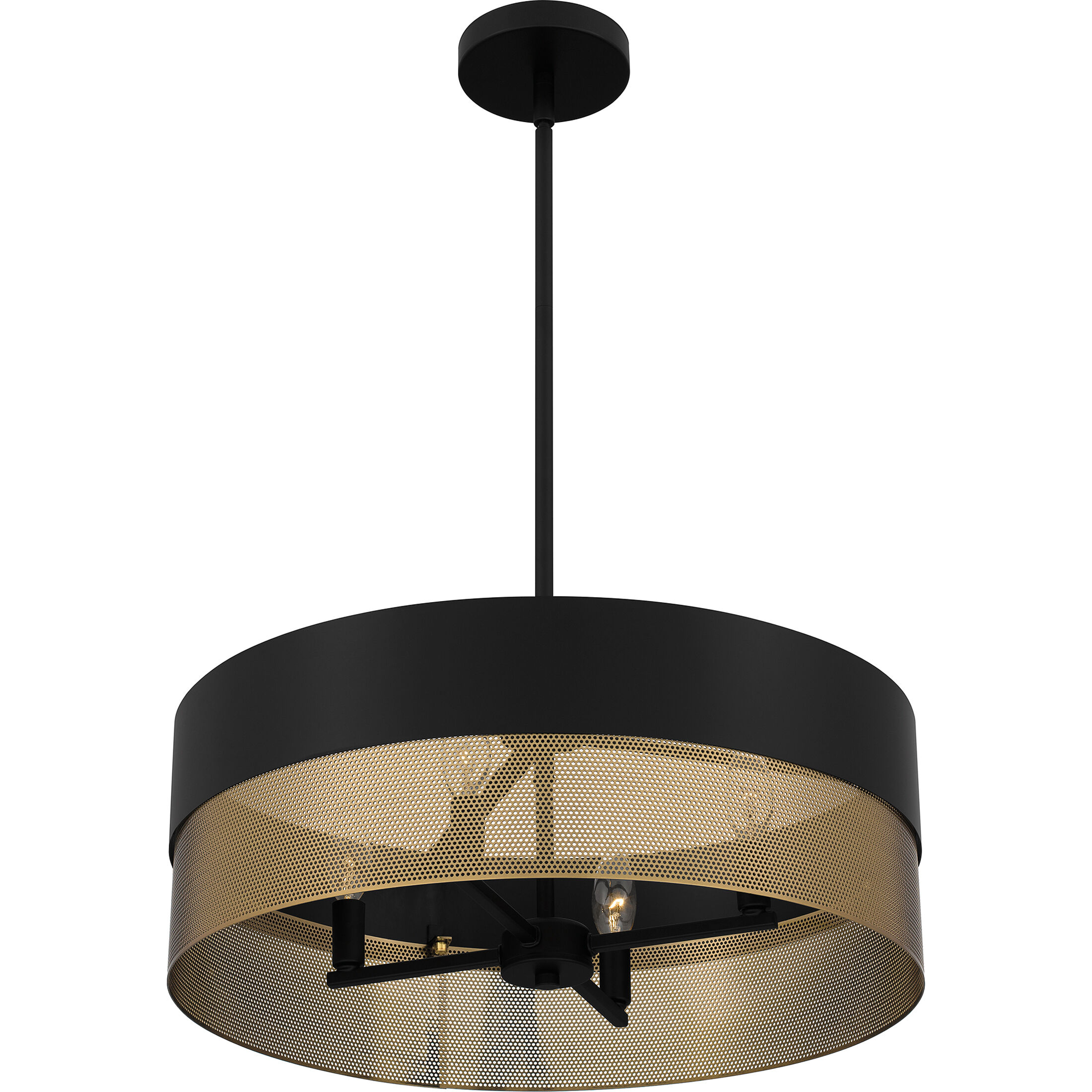 Alani 4 Light 20 inch Matte Black Pendant Ceiling Light