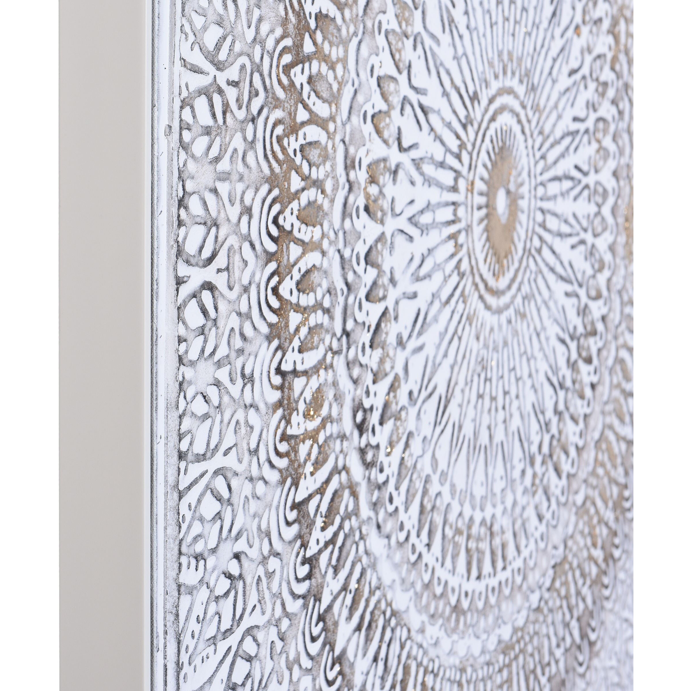 Makenna White/Gold Wall Art 