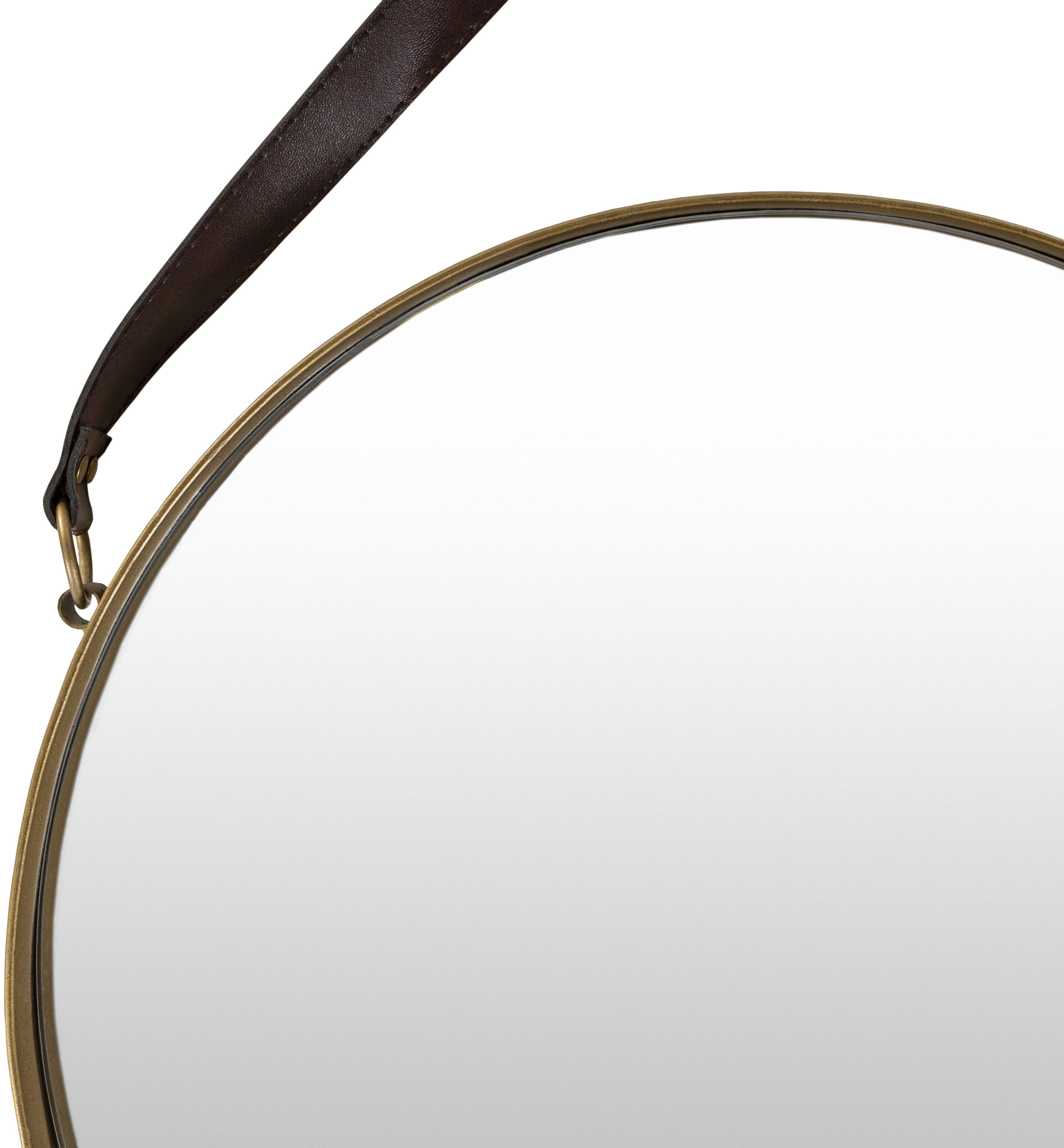 Lathan 28 X 18 inch Light Grey Mirror, Round