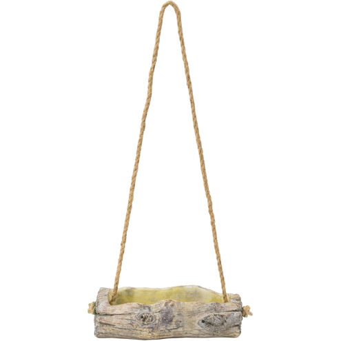 Nature Inspired Gray/Natural/Green Outdoor Planter