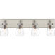 Tiberia 4 Light 30 inch Plated Pewter Bath Light Wall Light