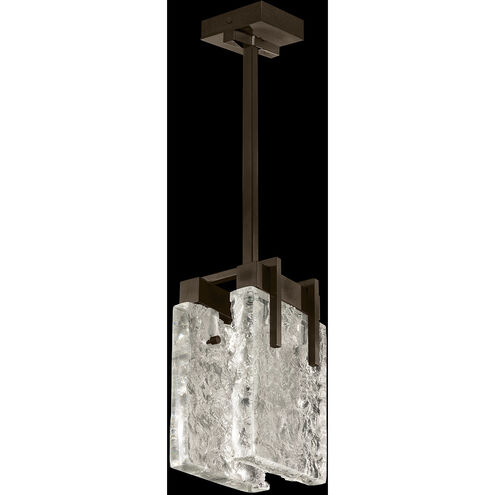 Terra 2 Light 7.75 inch Bronze Pendant Ceiling Light in Clear