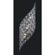 Chique 4 Light 7 inch Chrome Wall Light