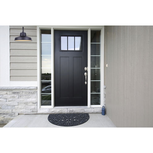 Madison LED 14 inch Black Outdoor Barn Light