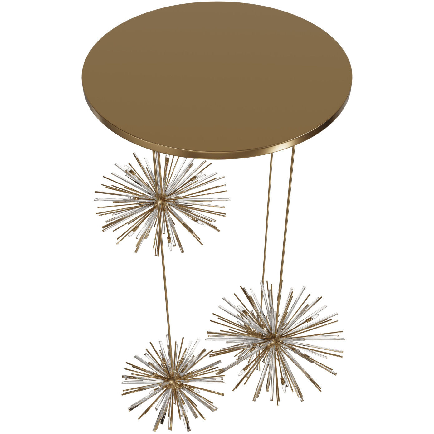 Palisades Ave. 34 Light 72 inch Aged Brass with Champagne Glass Chandelier Ceiling Light