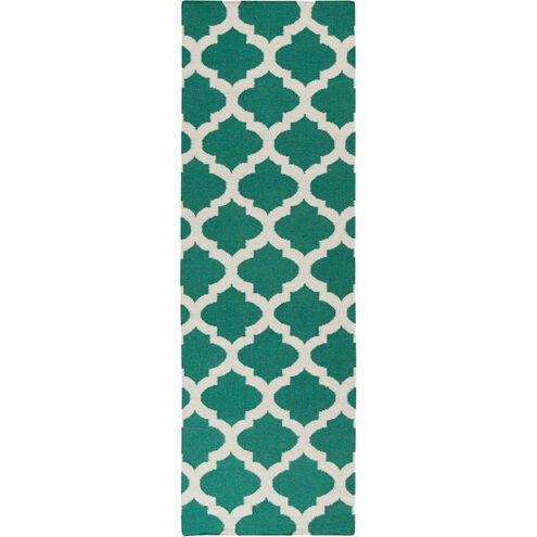Frontier 96 X 30 inch Emerald, Khaki Rug