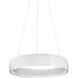 Halo LED 24.38 inch White Pendant Ceiling Light
