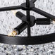 Crystal Baller 3 Light 16 inch Heritage Black Semi Flush Mount Ceiling Light