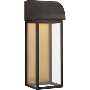 Chapman & Myers Edgemont LED 18.25 inch Bronze Outdoor Wall Sconce