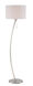 Lilith 61 inch 100.00 watt Satin Chrome Floor Lamp Portable Light
