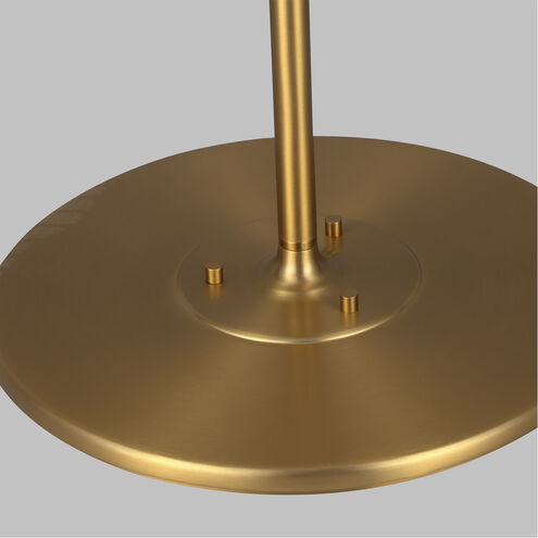 TOB by Thomas O'Brien Signoret 82.63 inch 9 watt Burnished Brass Task Floor Lamp Portable Light