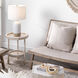 Delta 22 X 18 inch White Rope Side Table