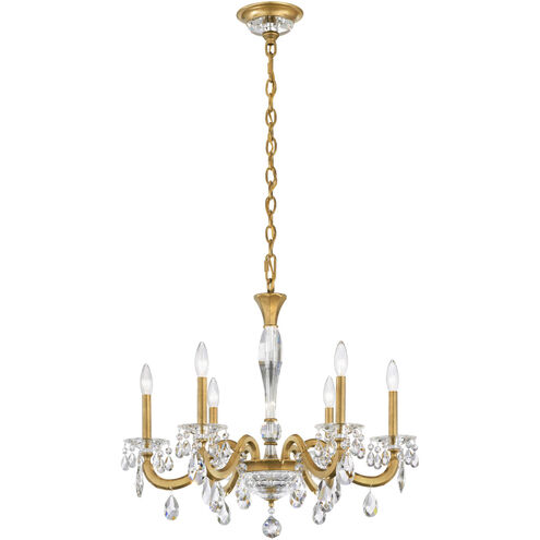 San Marco 6 Light 28.3 inch Heirloom Gold Chandelier Ceiling Light, Schonbek Signature