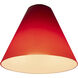 Inari 7 inch Pendant Ceiling Light in Red