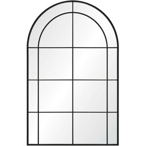 Atkinson 62 X 40 inch Clear and Matte Black Wall Mirror