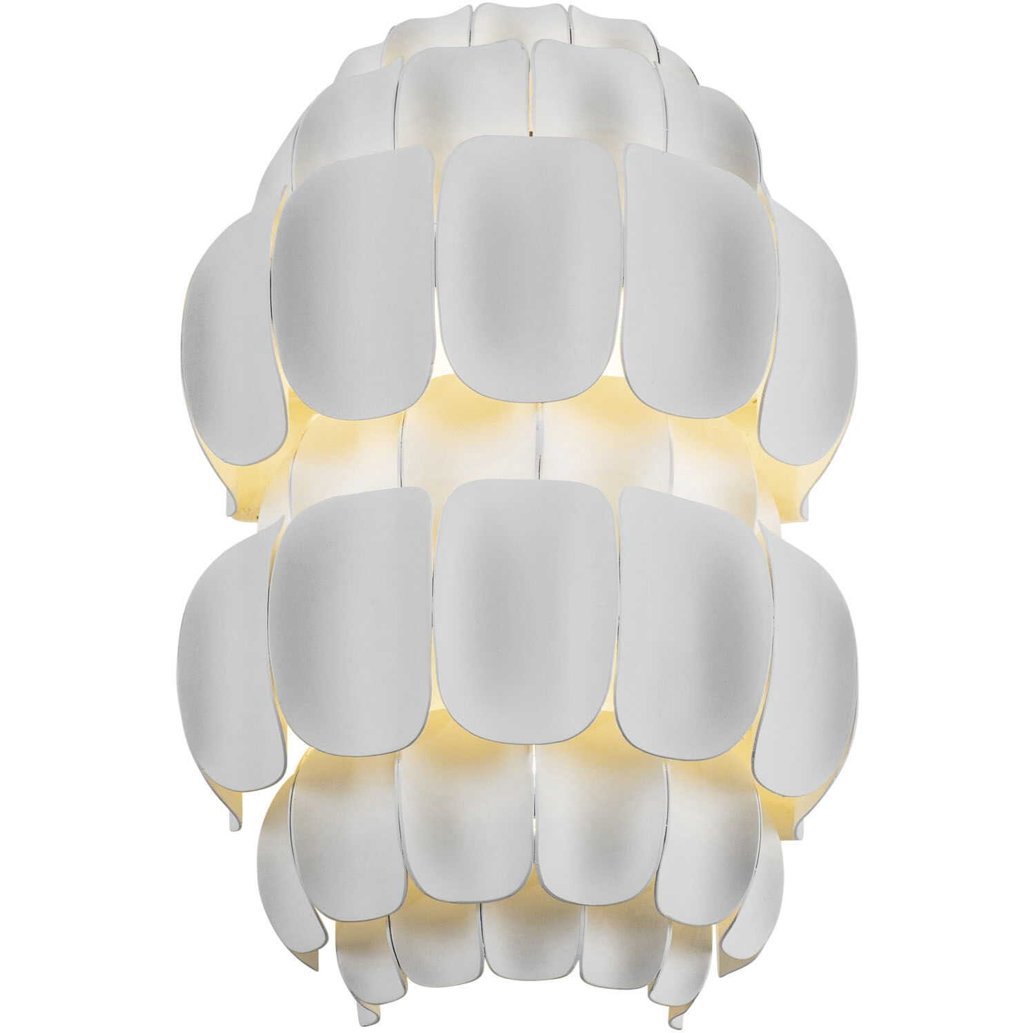 Swoon Sconce Wall Light in Matte White, Smithsonian Collaboration