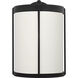 Luning 1 Light Textured Black Outdoor Wall Lantern in Standard