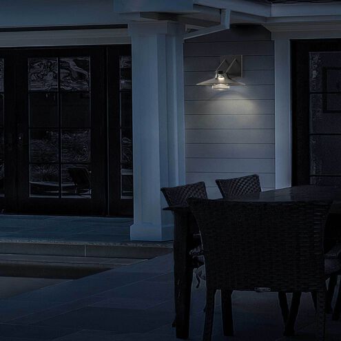 Radiant LED 10.5 inch Sand Black Outdoor Wall Sconce