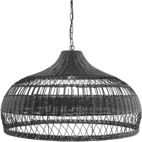 Immerse 1 Light 27 inch Black Pendant Ceiling Light